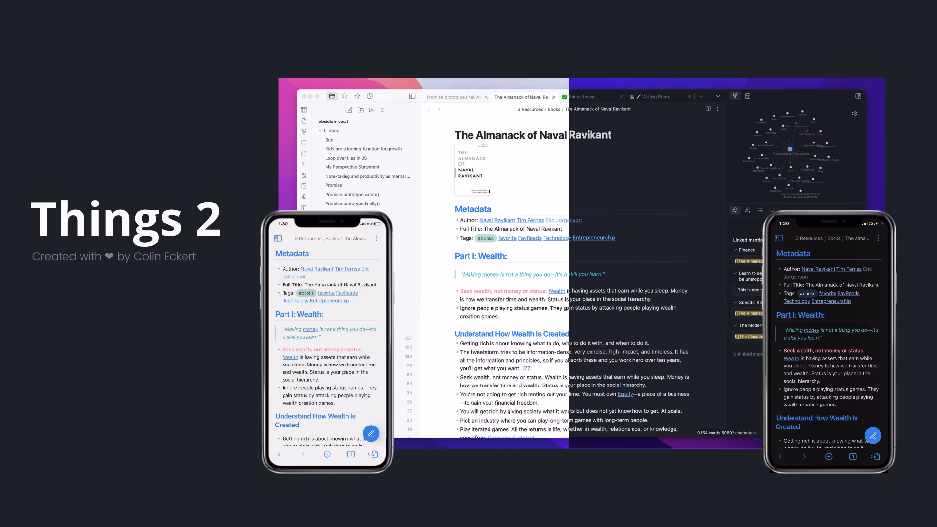 Things Obsidian theme