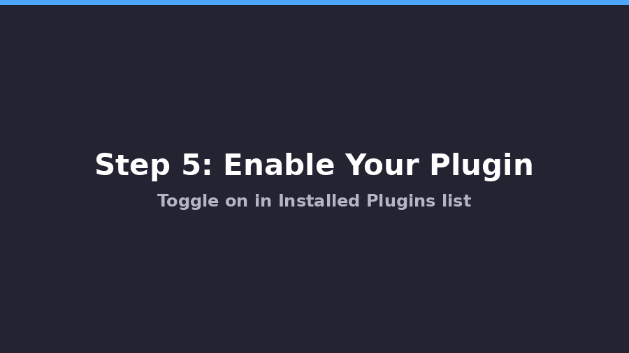 step5 enable plugin