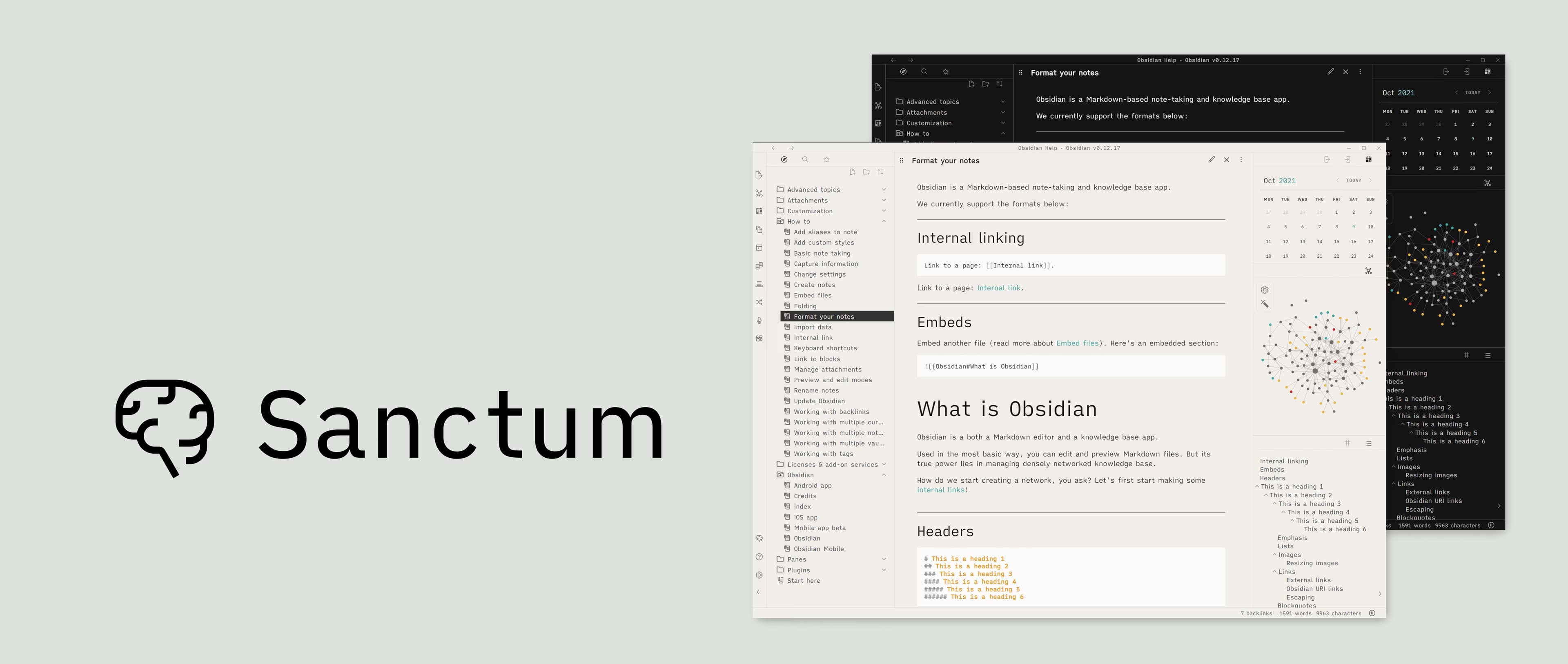 Sanctum theme preview