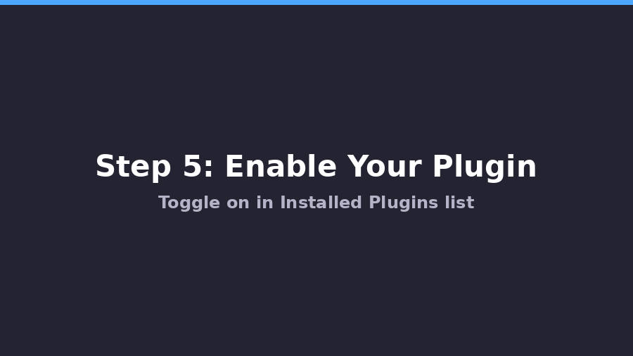 step5 enable plugin